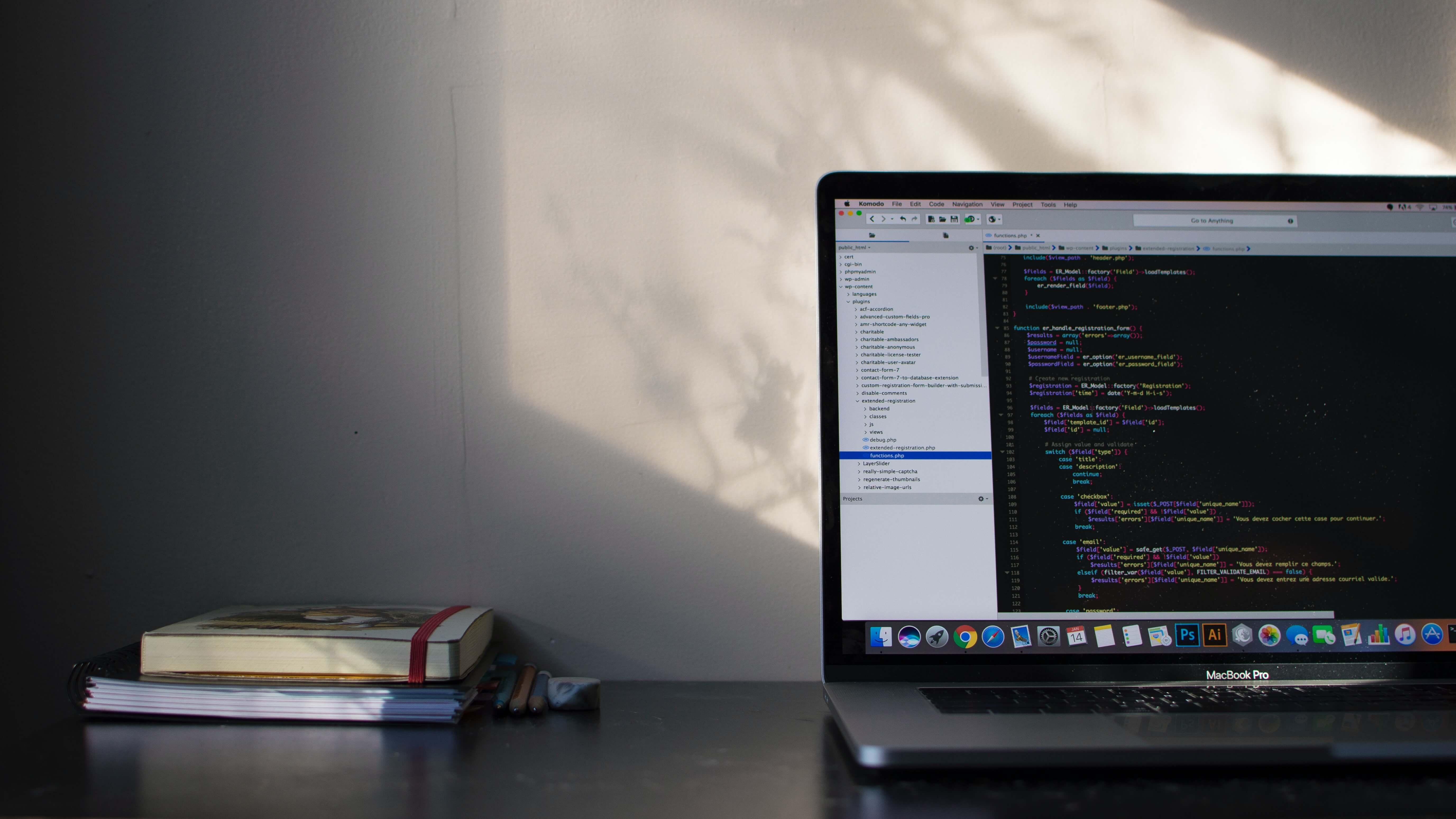 An image of code